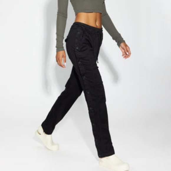 Cotton Citizen London Snap Pants Black white washed